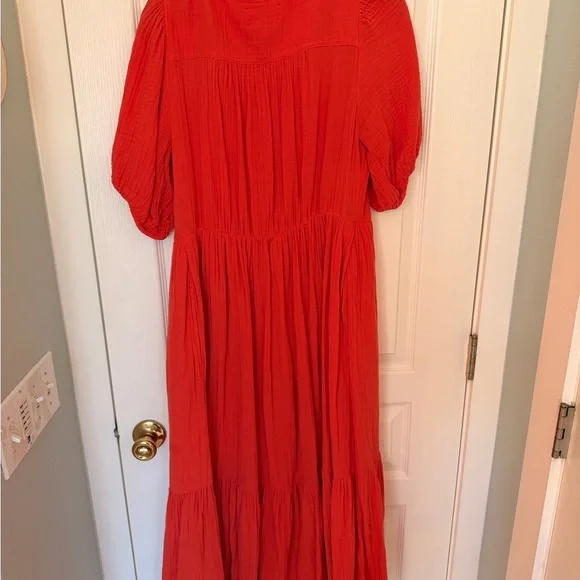 Xirena Lennox Red Midi Dress - Medium - Picture 4 of 7